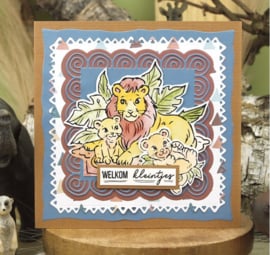 Clear Stamps - Yvonne Creations - Young And Wild - Lion