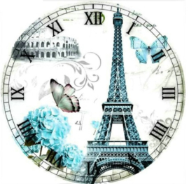 Horloge avec tour Eiffel