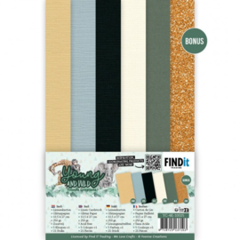 Linen Cardstock Pack - Yvonne Creations - Young And Wild - 4K