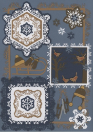 Dies - Amy Design Sturdy Winter - Winter Hexagon