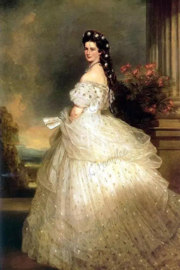 Impératrice d'Autriche - Sisi - Franz Xaver Winterhalter - 40 x 60 cm