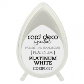 Card Deco Essentials Pigment Ink Pearlescent Platinum White