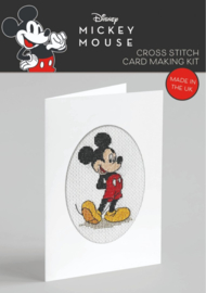 Disney Cross Stitch Card Making Kit - Mickey Mousse