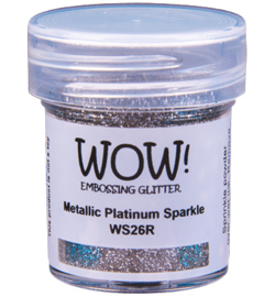 Wow Embossing Glitters - Metallic Platinum Sparkle