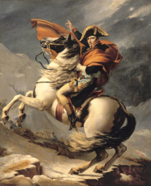 Napoleon Bonaparte franchissant le Grand-Saint-Bernard - Jacques-Louis David