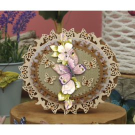 Dies - Precious Marieke - Beautiful Butterflies - Butterfly Oval