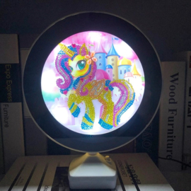 Spiegel/lamp - pony