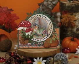 Dies - Yvonne Creations - Awesome Autumn - Autumn Cirlce