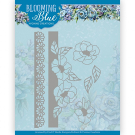 Dies - Yvonne Creations - Blooming Blue - Blooming Borders