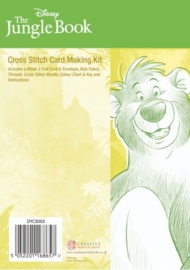 Disney Cross Stitch Card Making Kit - The Jungle Book