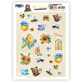 Push Out - Yvonne Creations - Bee Honey - Small Elements A