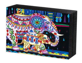 Juwel doos met een olifant