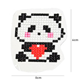 set met 8 panda stickers