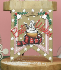 Card Deco Essential - Clear Stamp - Hot Chocolate