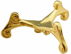 Scroll Egg Stand in Goud kleur