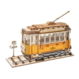 Rolife Retro Tramcar - Modern 3D Wooden Puzzle