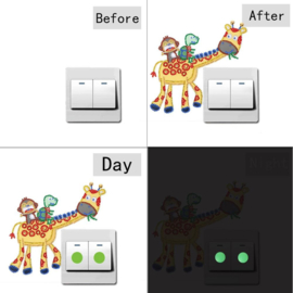 Light switch sticker Giraffe