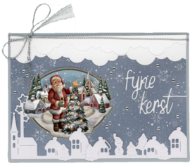 Card Deco Essentials - Cutting Dies - Christmas Villages Corner Frames