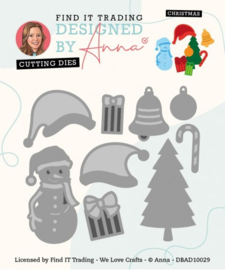 Designed By Anna - Mix And Match Cutting Dies - Christmas