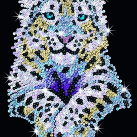 Sequin Art Snow Leopard