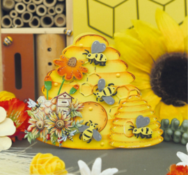 Dies - Yvonne Creations - Bee Honey - Bee Hive