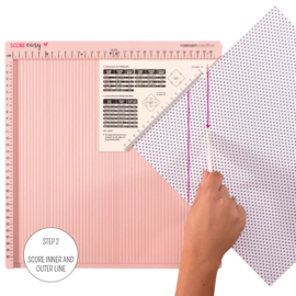Score Easy Groot Multifunctioneel rilbord cm/metric Roze
