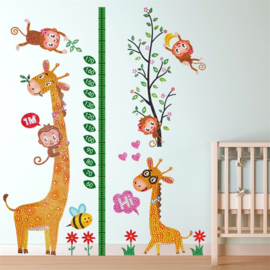 Groei sticker Giraffe