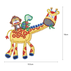 Light switch sticker Giraffe