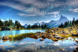 Lago Federa - 40 x 50 cm