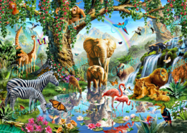 Jungle Lake - Artwork by Adrian Chesterman - 40 x 70 cm