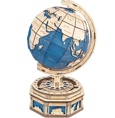 As Obsessie Tientallen ROKR The Globe Model 3D Wooden Puzzle | Houten bouwpakketten | Creaidee