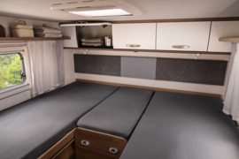 Walra Jersey hoeslaken 3-delig achter bedden  antraciet of licht grijs  caravans en campers