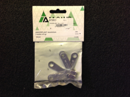 Ankerplaat alu 3 stuks