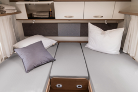 Walra Jersey hoeslaken 3-delig achter bedden  antraciet of licht grijs  caravans en campers