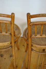 Set oude stoeltjes