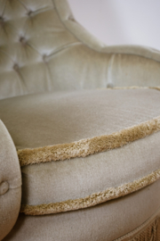 Velvet fauteuil