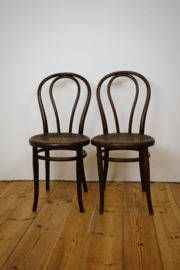 Thonet stoelen, set van twee