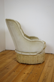 Velvet fauteuil