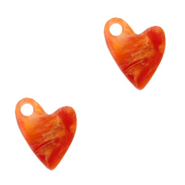 Plexx bedels Heart Warm orange, 1 stuk