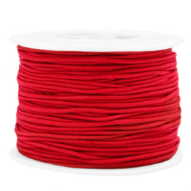 Gekleurd elastisch draad 1,5mm Red, 1 meter