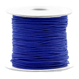 Gekleurd elastisch draad 0,8mm Cobalt blue, 5 meter