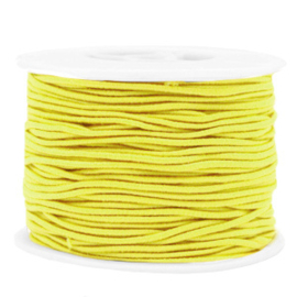 Gekleurd elastisch draad 1,5mm Yellow, 1 meter