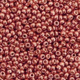Miyuki rocailles 11/0 Duracoat galvanized berry red, 5 gram