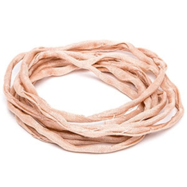 Griffin habotai foulard cord Light pink, per 50cm