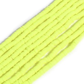 Katsuki kralen 6mm neon Yellow per streng (c.a 425 st)
