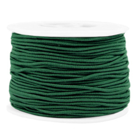 Gekleurd elastisch draad 1,5mm Eden green, 1 meter