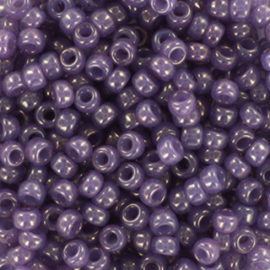 Miyuki rocailles 8/0 Ceylon translucent lavender, 45 gram