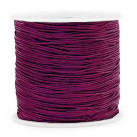 Macramé draad 0.8mm Aubergine purple (10 meter)