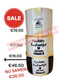 Stickers Papier rond Set