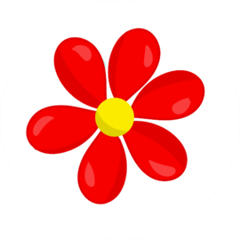 10. Baby Bugs  bloem rood